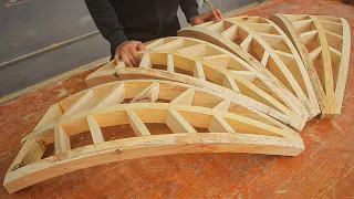 Very Unique Artistic Wooden Furniture Design idea Of Woodworkers // How To Make A Simple Tea Table