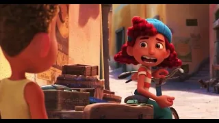 Doppiaggio ITA - Luca e Alberto incontrano Giulia - Disney Pixar