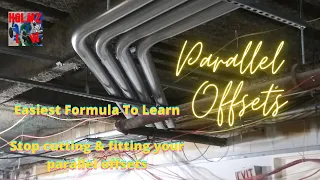 Conduit Bending: Parallel Offsets, How to calculate and implement Parallel Adjustment Constants.