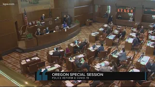Oregon special legislative session focuses on police reform and COVID-19 response