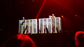 Backstreet Boys in Berlin - Oct 13, 2022 - Kevin & AJ changing on stage - DNA World Tour