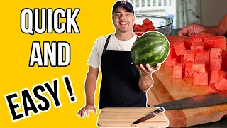 How to Cut a Watermelon | Cubes and Triangles