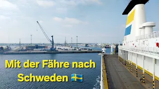 🇸🇪 #1 Mit der Fähre von Rostock nach Trelleborg  10. Mai 2024