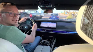 BMW i7 Onboard: Autonomes Fahren Level 2+ auf US-Freeway