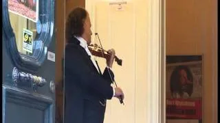 André Rieu on the steps of the Vrijthof Maastricht 2011