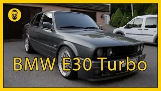BMW E30 Turbo en laglig fyrdörrars sleeper