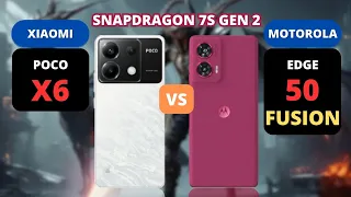 Poco X6 5G vs Motorola Edge 50 Fusion 5G | Who is Better? | PHONE COMPARISON