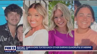 Report: Survivors texted each other during Idaho quadruple stabbing | FOX 13 Seattle