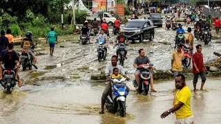 Terrible flood in Indonesia! Indonesia flooding 2022