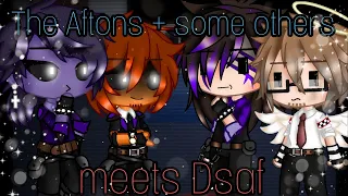 Aftons + some others meet DSAF / My AU / FNAF X DSAF / gacha_duvar / #aftonfamily #fnaf