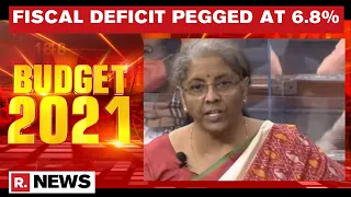 Union Budget 2021: FM Sitharaman Briefs On The Fiscal Position Of The Country