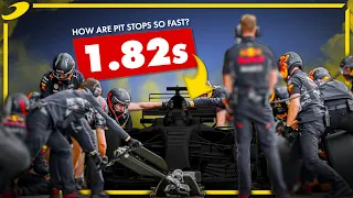 Why are Formula 1 pit stops so fast?