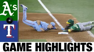 Athletics vs. Rangers Game Highlights (7/11/21) | MLB Highlights