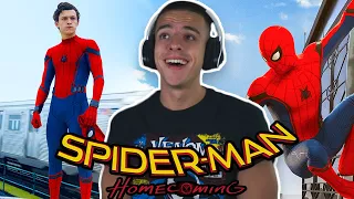 I LOVE TOM HOLLAND! Spider-Man: Homecoming (2017) Movie Reaction! FIRST TIME WATCHING!