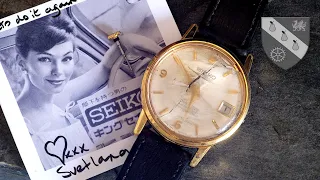 Restoration of a Gold Seiko Watch - A Russian Heirloom