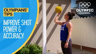 How to increase your shot power in Water Polo ft. Maggie Steffens | Olympians' Tips