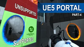 Unreal Engine 5 Portal  Gun - Part 4 - Supported and Unsupported Surface