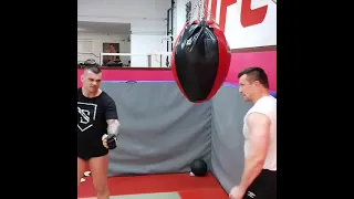 Darko Stosic, trening u Cro Cop timu, finisi na dzaku