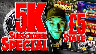 5k Sub Special. £5 Stakes! Bonus Hunt with Viewers Pick The Slots!