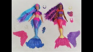 ✨💖🧜‍♀️NUEVAS muñecas Barbie Mermaid Power Unboxing & Review en detalle Malibu/Brooklyn ESPAÑOL✨💖🧜‍♀️