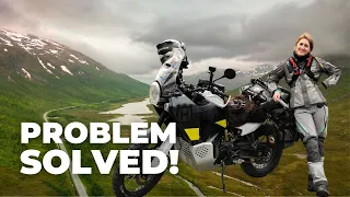 First problem with my Norden 901 FIXED! -  Solo motorcycle camping trip through Norway  [S5-E18]