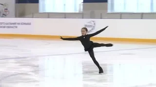 Alina Zagitova YA Nationals UFD&VFD 2014 JP 8 17.20