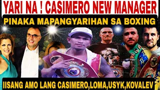 YARI NA ! CASIMERO NEW MANAGER PINAKA MAPANGYARIHAN SA BOXING IISANG AMO LANG CASIMERO LOMA USYK KOV