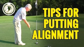 GOLF PUTTING TIPS - 2 TIPS FOR BETTER GOLF PUTTING ALIGNMENT