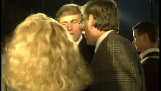 Donald Trump & Marla Maples at her school homecoming, 1991