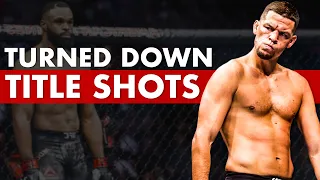 10 Fighters That Actually Turned Down UFC Title Shots