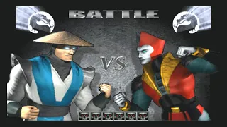 Raiden vs Shinnok - Mortal Kombat 4