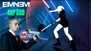 BeatSaber Rap God - Eminem (expert+) (personal BEST)