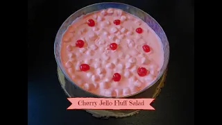Classic Cherry Jello Fluff Salad Recipe