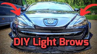 Custom Headlight Brows DIY: Transform Your Peugeot RCZ's Look with Easy Step-by-Step Guide!