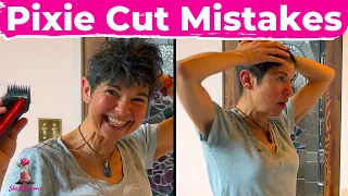 What NOT to Do When Giving Yourself a Pixie Haircut (I Accidentally Gave Myself a Buzz Cut)