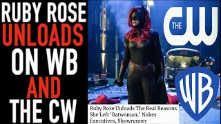 Former Batwoman Star Ruby Rose Unloads On Warner Bros Executive and CW Producers