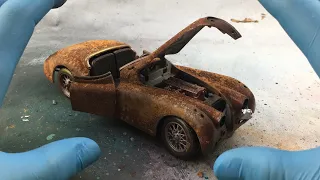 Jaguar XK120 -  Restoration Damaged Model Car | AZ Restore