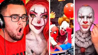 Reacting to PENNYWISE Tik Toks GONE WRONG!