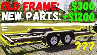 Turning an Old Camper Frame into a Car Trailer - Ep. 1