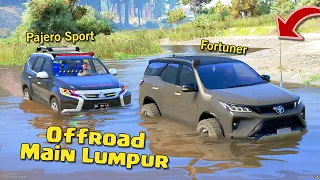 Offroad Pakai Mobil Baru Fortuner dan Pajero Sport di GTA 5 Indonesia