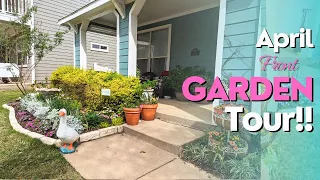 April 2024 Front Garden Tour! My Most FAVORITE Yet?! #springgarden #gardentour #northtexas #zone8b