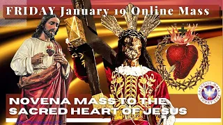 HOLY MASS TODAY | January 19 Friday NOVENA ONLINE MASS - Biyernes Banal Na Misa