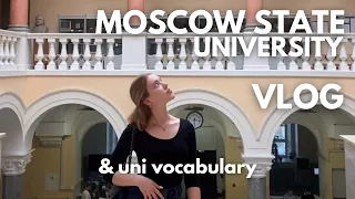 Exploring MSU: Historic Building, Famous Alumni, and Russian University Experience + Uni Vocabulary