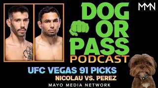 UFC Vegas 91 Picks, Bets, Props | Nicolau vs Perez Fight Previews, Predictions