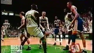 Shawn Kemp Dunks on Chris Gatling