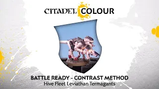 How to Paint: Battle Ready Hive Fleet Leviathan Termagants – Contrast Method