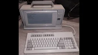 1985 Sharp PC-7000 portable PC Prince of Persia CGA