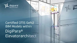 Certified OTIS GeN2 BIM Models