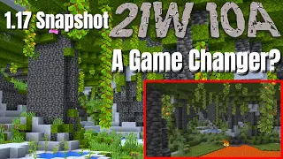 NEW 1.17 SNAPSHOT 21w10a | How Lush Caves Change Everything (Minecraft 1.17 Caves & Cliffs Update)