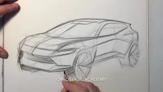 Car Design 101- Sport CUV Sketch